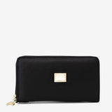 Cavalinho Muse Black Leather Wristlet Wallet for Women SKU 28300213.01 #color_black