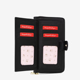 Cavalinho Muse Black Leather Wristlet Wallet for Women SKU 28300213.01 #color_black