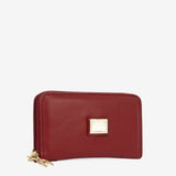 Cavalinho Muse Burgundy Leather Small Wristlet Wallet SKU 28300220.15 #color_burgundy