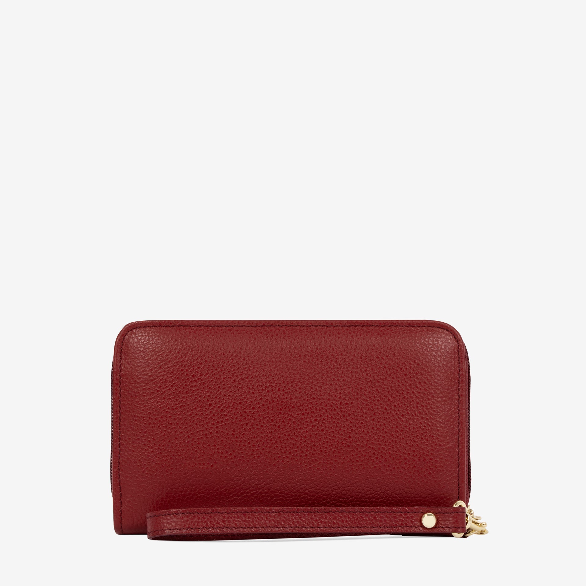 Cavalinho Muse Burgundy Leather Small Wristlet Wallet SKU 28300220.15 #color_burgundy