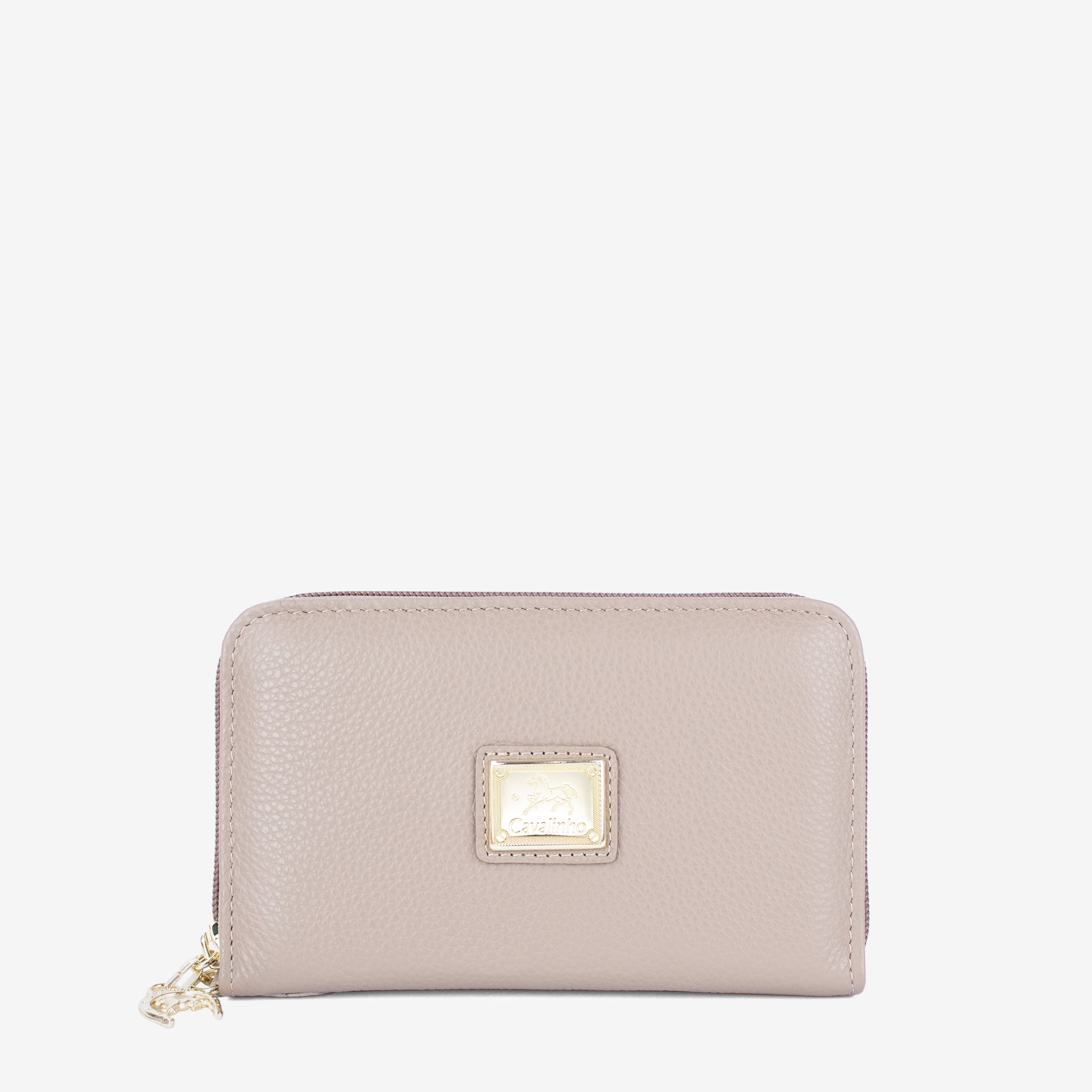 Cavalinho Muse Beige Leather Small Wristlet Wallet SKU 28300220.31 #color_lightsand