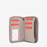 Cavalinho Muse Beige Leather Small Wristlet Wallet SKU 28300220.31 #color_lightsand