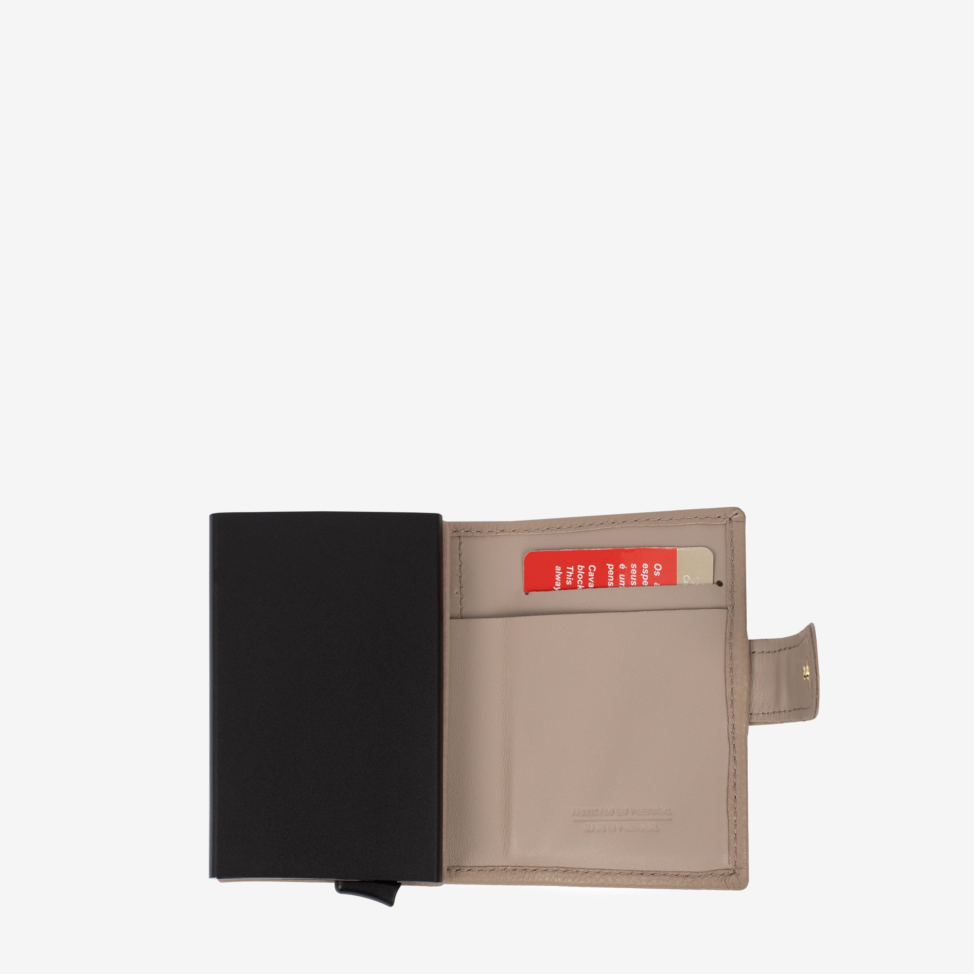 Cavalinho Muse Trifold Pop Up Slim Leather Wallet SKU 28300234.31 #color_lightsand
