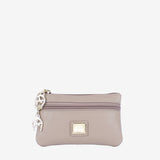 Cavalinho Muse Beige Leather Small Makeup Bag SKU 28300254.31 #color_lightsand