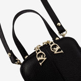 Cavalinho Muse Black Leather Phone Purse Crossbody Bag SKU 28300288.01 #color_black