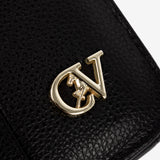 Cavalinho Muse Black Leather Phone Purse Crossbody Bag SKU 28300288.01 #color_black