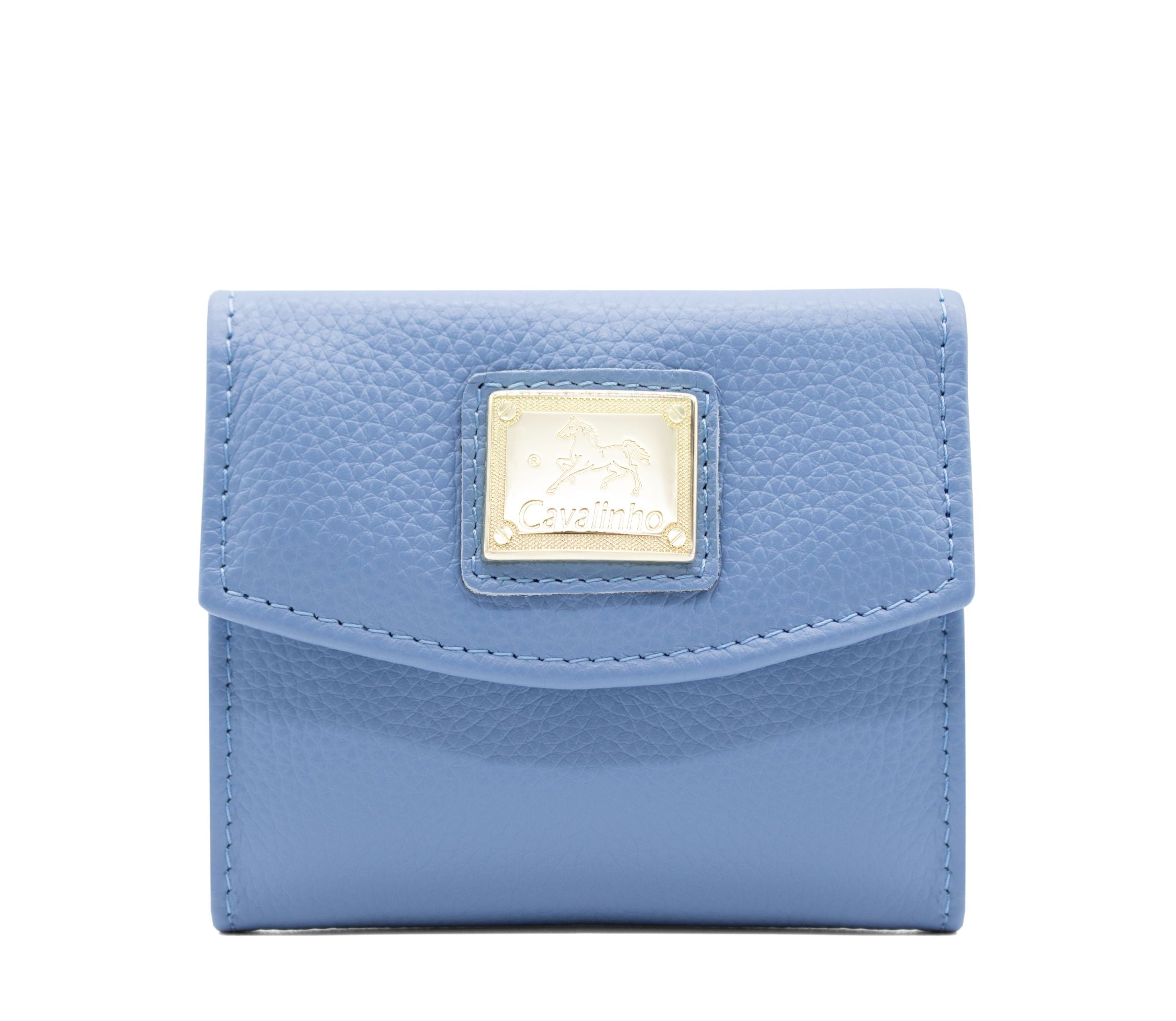 Cavalinho Muse Leather Mini Wallet SKU 28300530.10 #color_CornflowerBlue