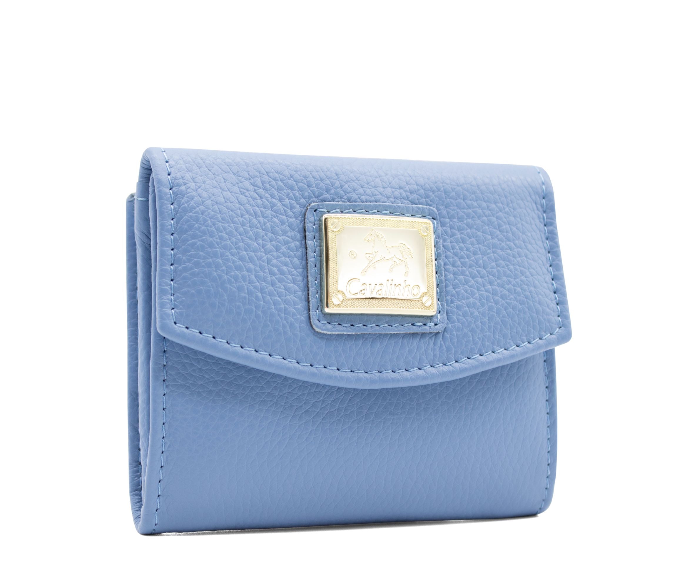 Cavalinho Muse Leather Mini Wallet SKU 28300530.10 #color_CornflowerBlue