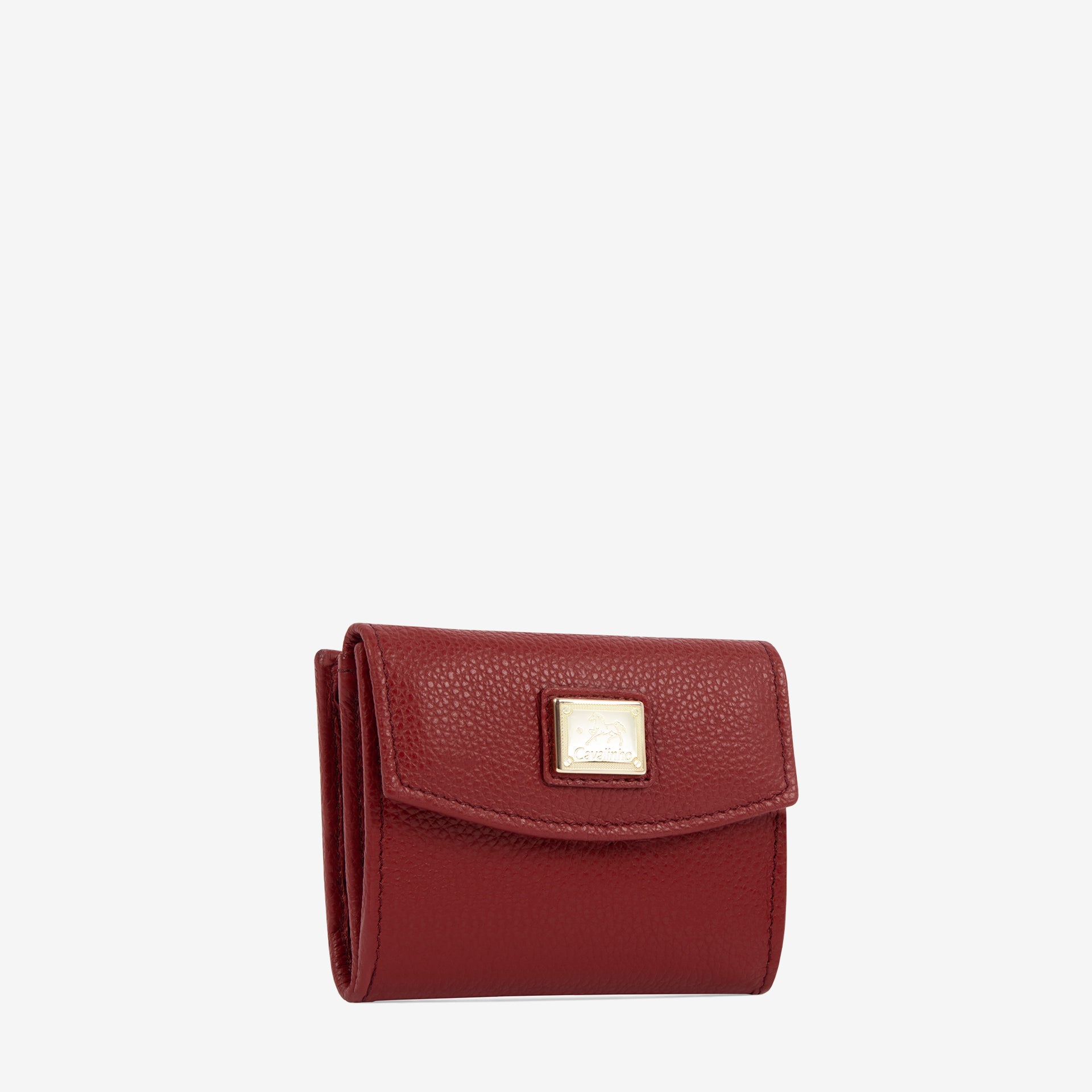 Cavalinho Muse Red Leather Mini Wallet for Women SKU 28300530.15 #color_burgundy