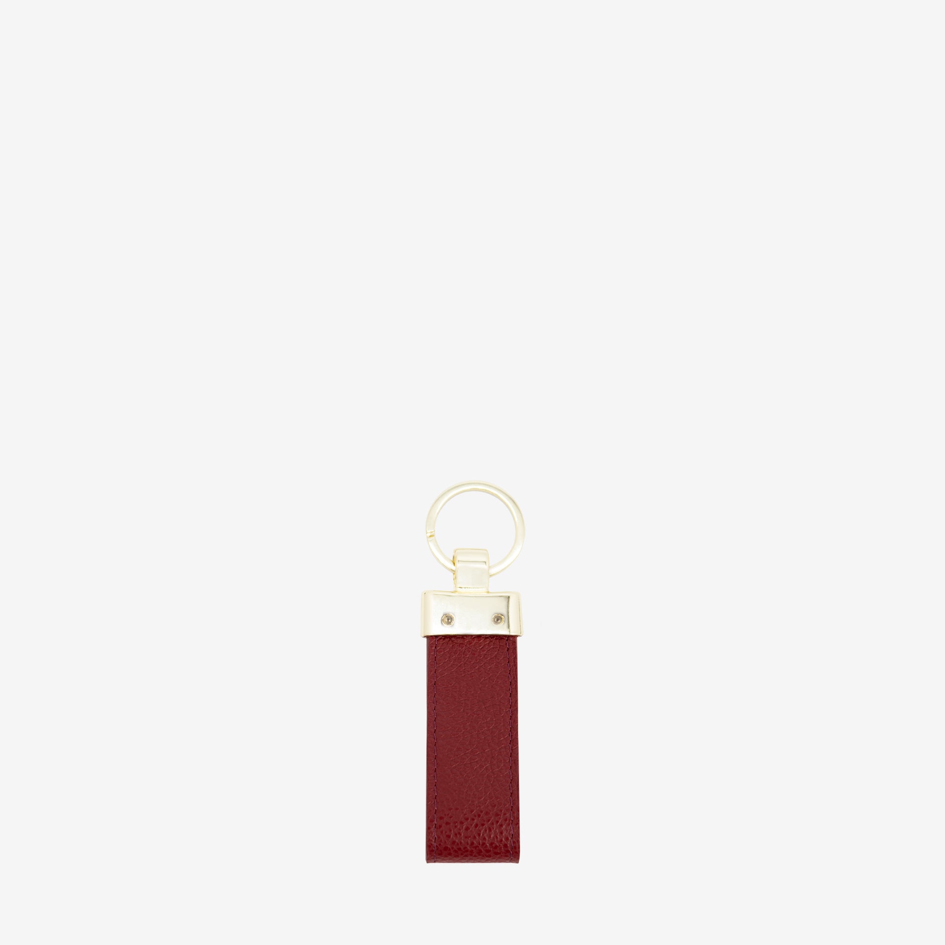 Cavalinho Muse Burgundy Leather Keychain for Women SKU 28300536.15 #color_burgundy