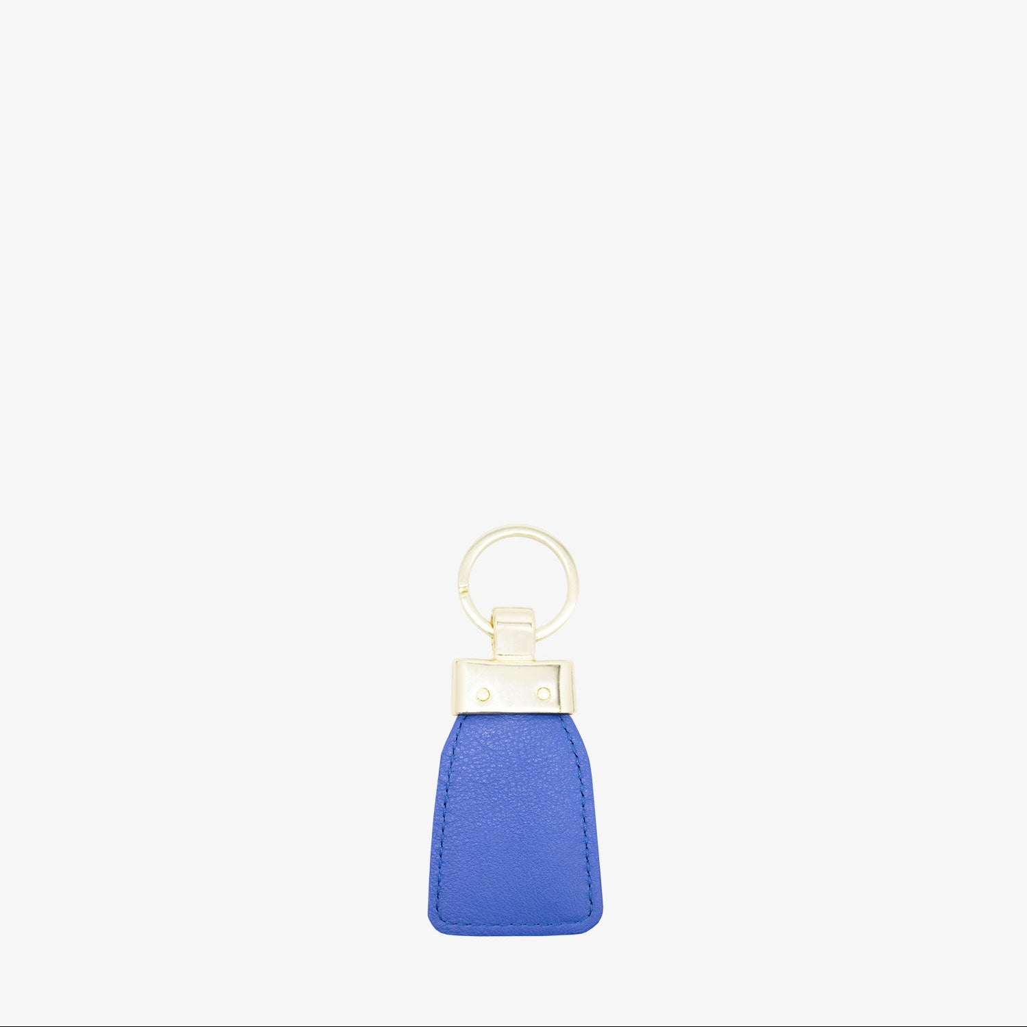 Cavalinho Muse Blue Leather Keychain for Women with Gold Ring SKU 28300589.03 #color_blue