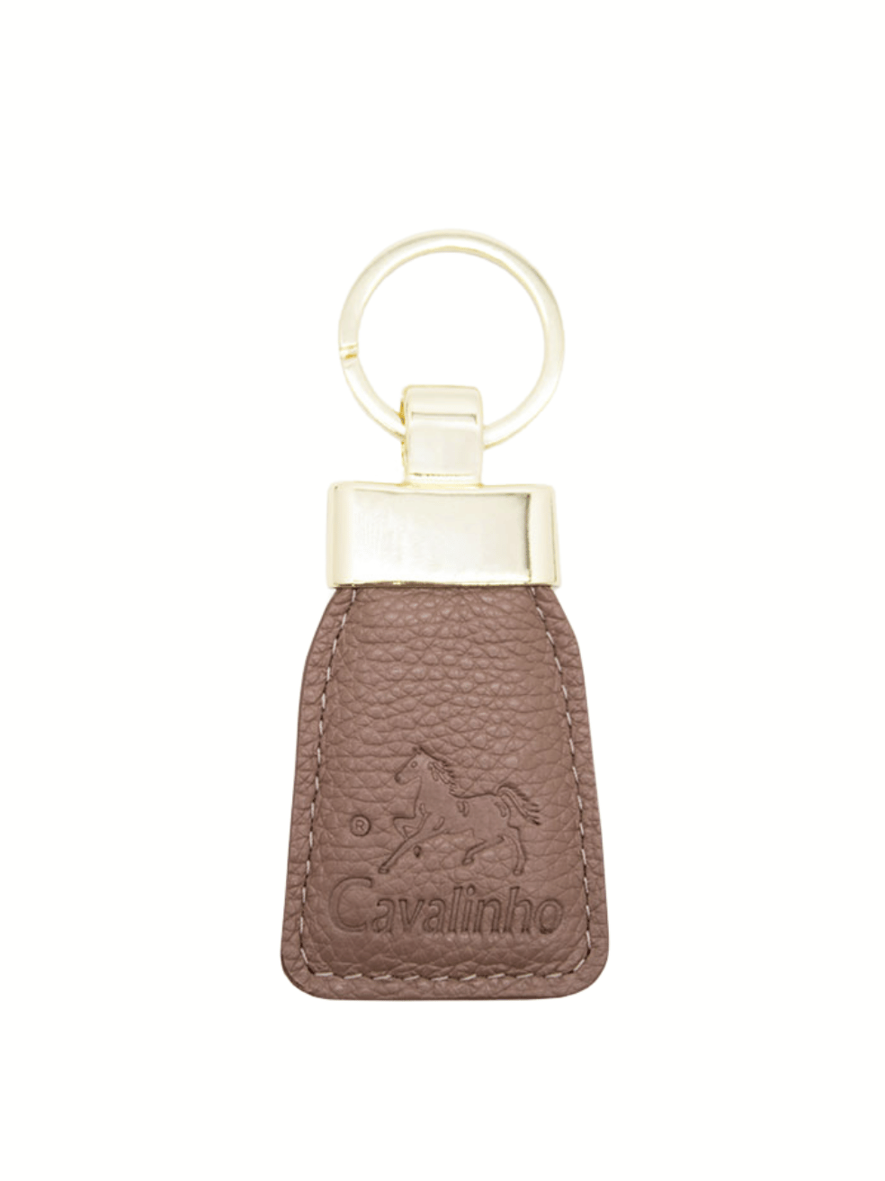 Cavalinho Muse Leather Keychain SKU 28300589 #color_sand