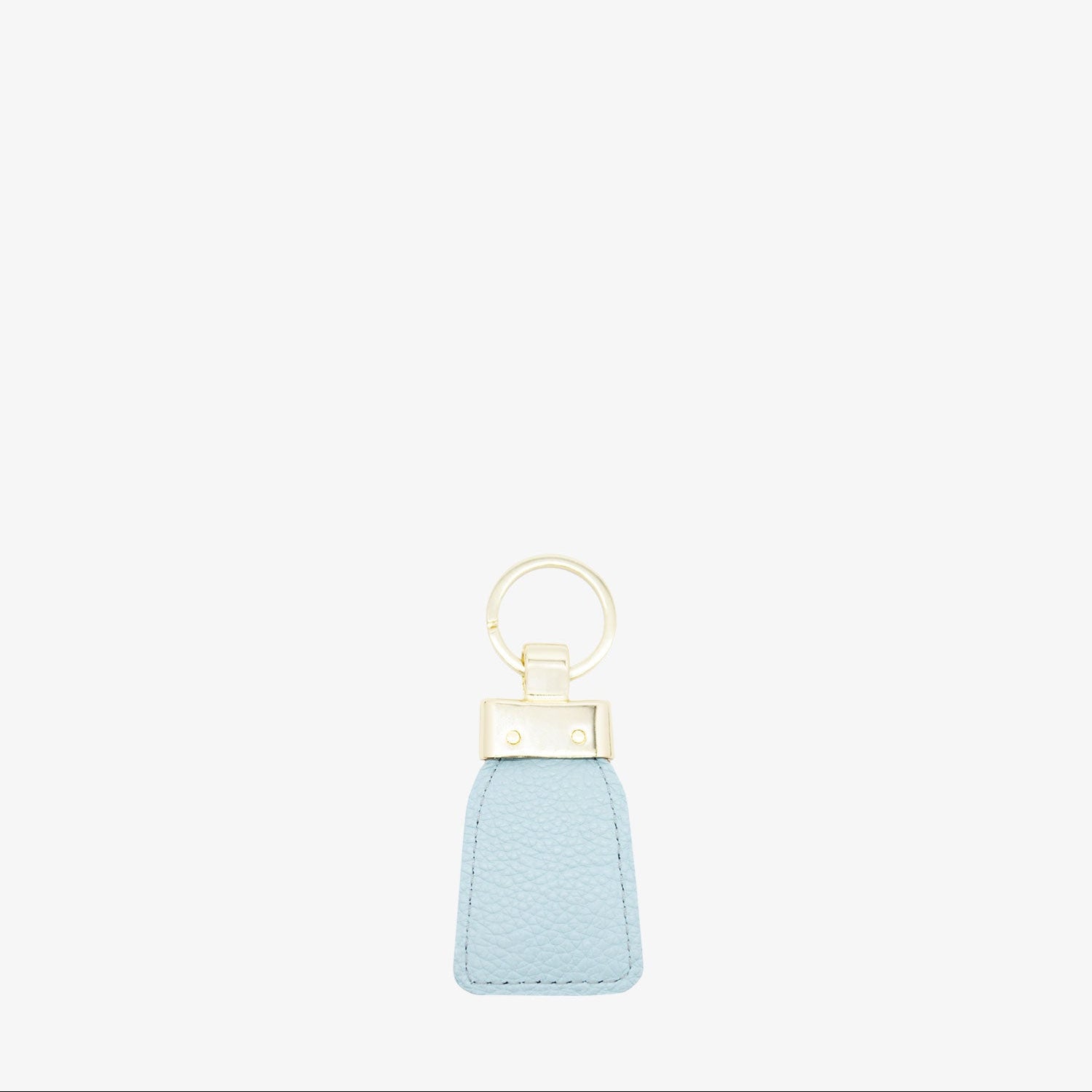 Cavalinho Muse Blue Leather Keychain for Women with Gold Ring SKU 28300589.10 #color_lightblue