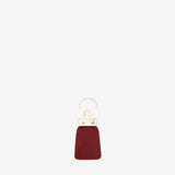 Cavalinho Muse Burgundy Leather Keychain for Women with Gold Ring SKU 28300589.15 #color_burgundy