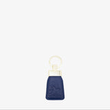 Cavalinho Muse Blue Leather Keychain for Women with Gold Ring SKU 28300589.26 #color_ocean blue