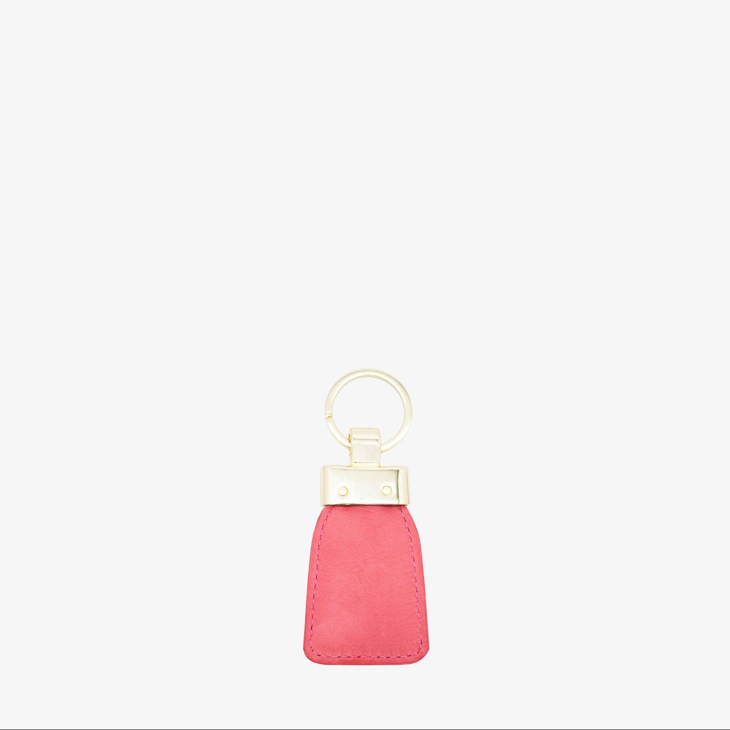 Cavalinho Muse Pink Leather Keychain for Women with Gold Ring SKU 28300589.27 #color_salmon