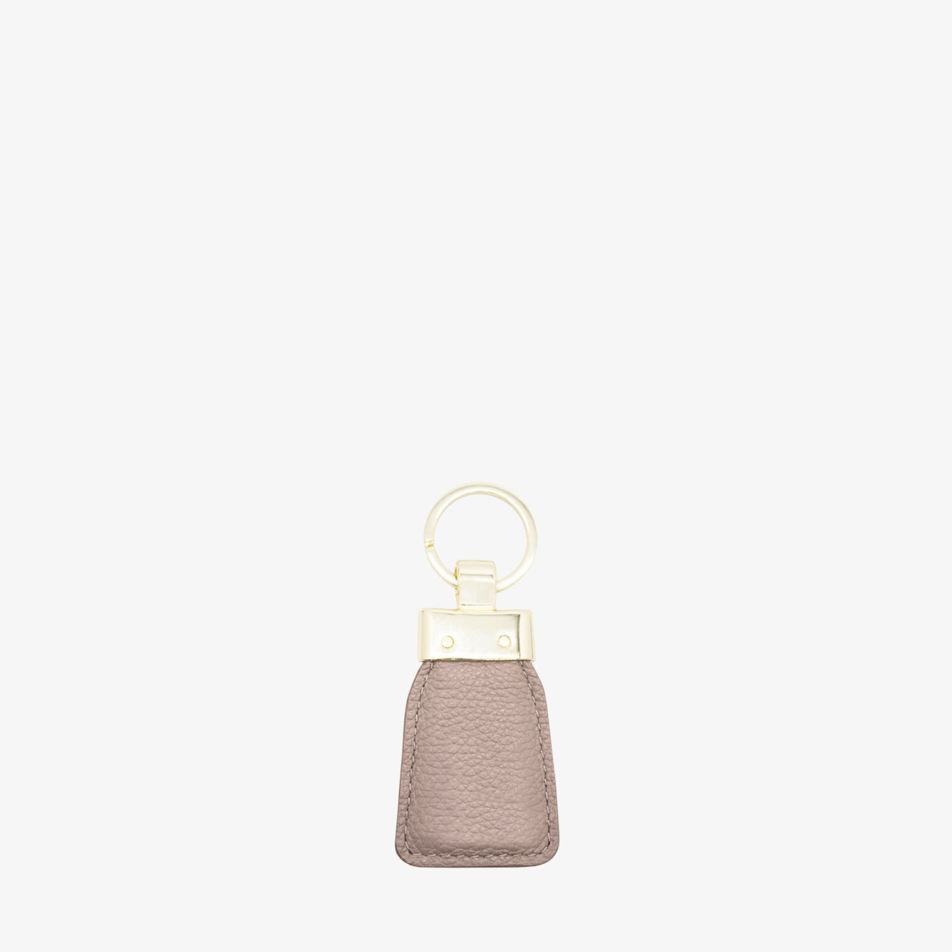 Cavalinho Muse Beige Leather Keychain for Women with Gold Ring SKU 28300589.31 #color_light sand