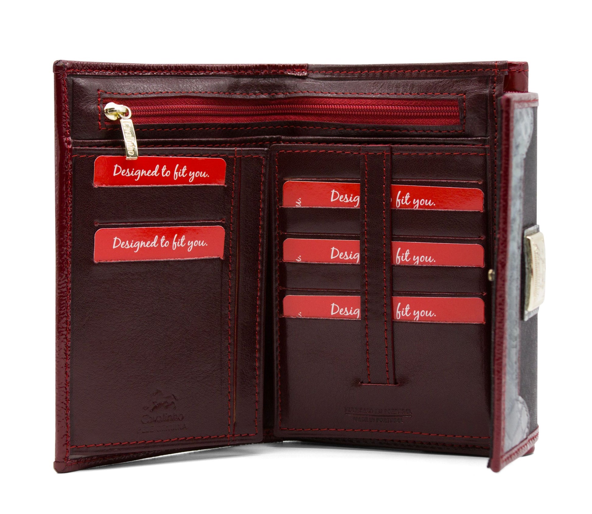 Cavalinho Royal Wallet - Black / White / Red / Silver - 28390202.23_4