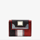 Cavalinho Royal Small Wallet for Women SKU 28390219.23 #color_Black / White / Red / Silver 