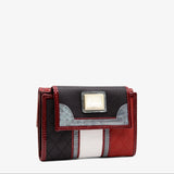 Cavalinho Royal Small Wallet for Women SKU 28390219.23 #color_Black / White / Red / Silver 