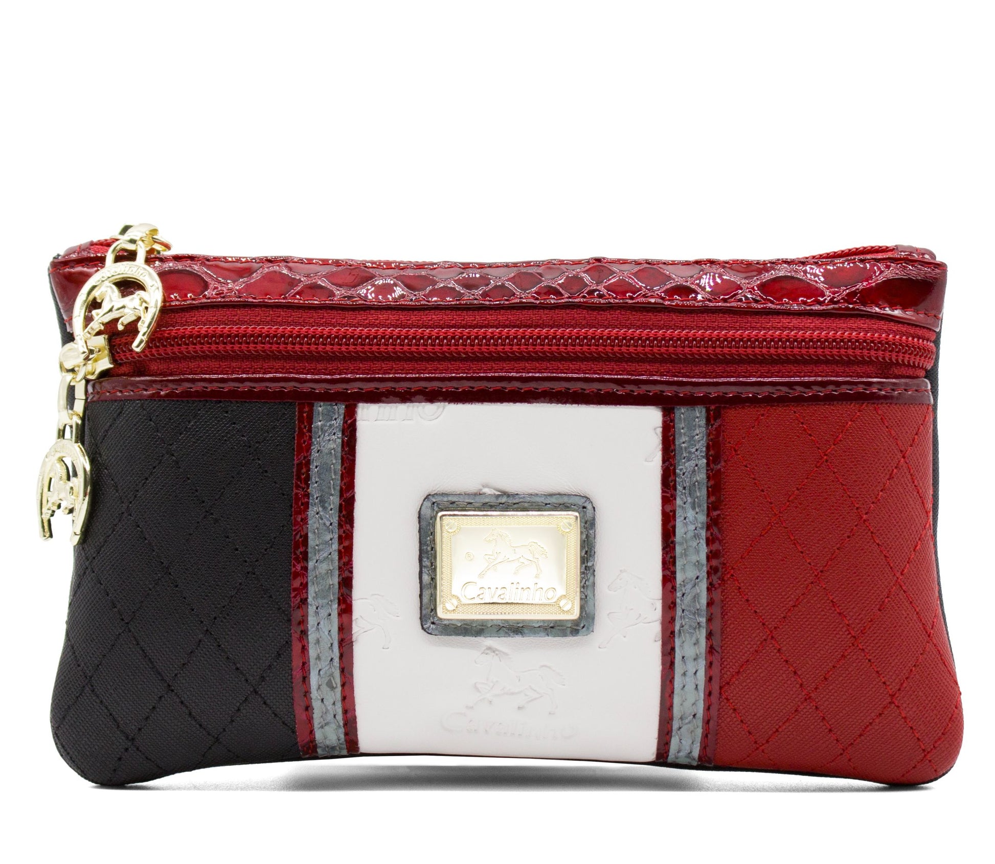 Cavalinho Royal Cosmetic Case - Black / White / Red / Silver - 28390256.23_1