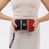 Cavalinho Prestige Wristlet Wallet for Women SKU 28450212.22 #color_Navy / White / Red