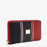 Cavalinho Prestige Wristlet Wallet for Women SKU 28450213.22 #color_Navy / White / Red