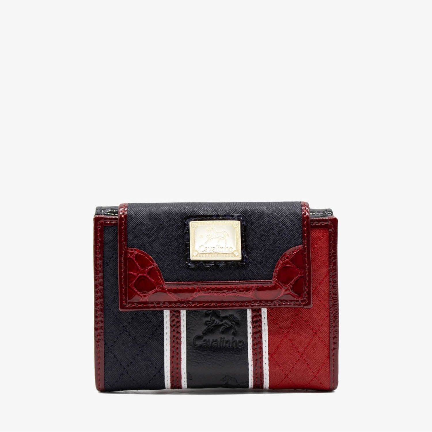 Cavalinho Prestige Small Wallet for Women SKU 28450215.22 #color_Navy / White / Red