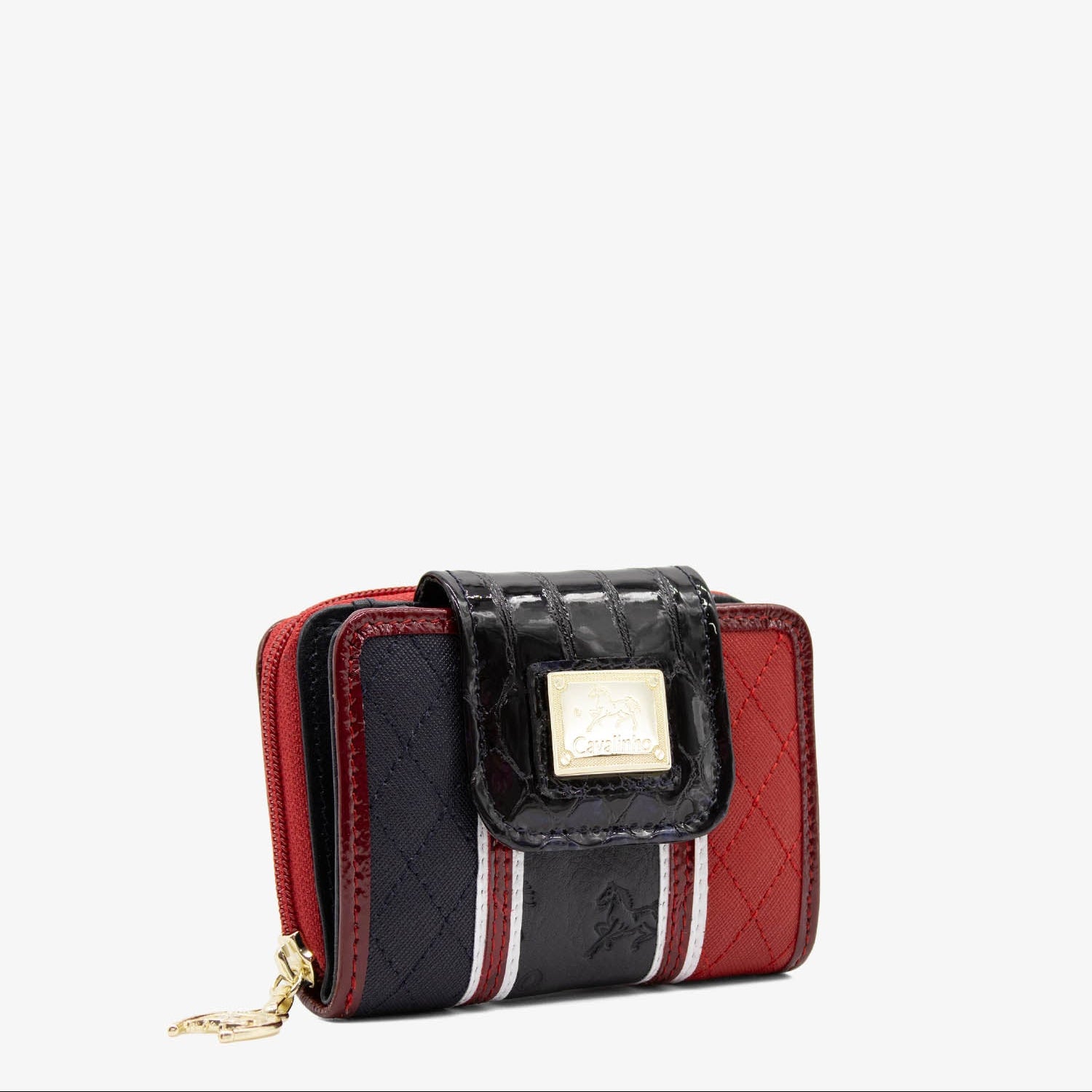 Cavalinho Prestige Small Wallet for Women SKU 28450218.22 #color_Navy / White / Red