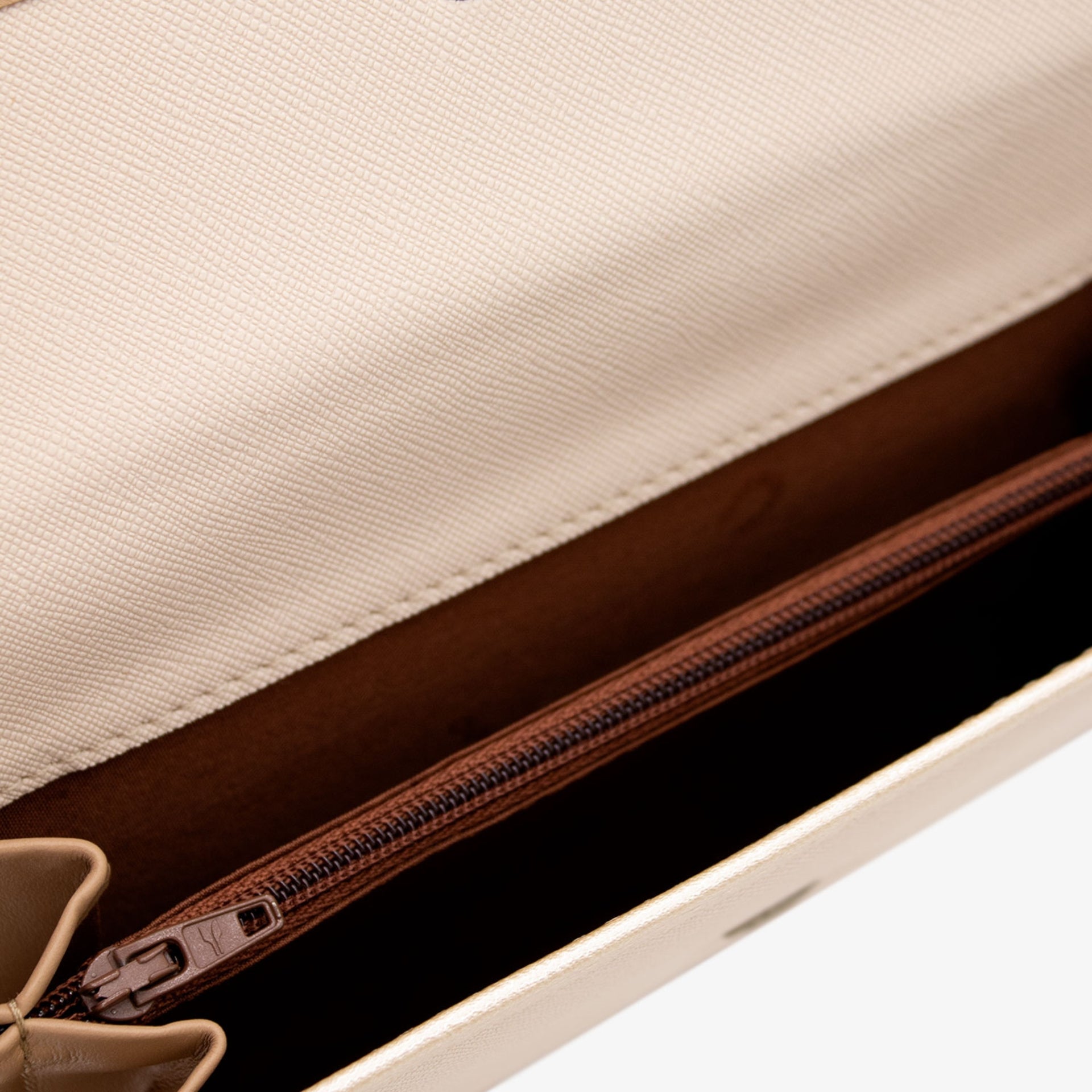 Cavalinho Mystic Trifold Wallet for Women in Beige and White - 28460204.31 #color_Beige / White