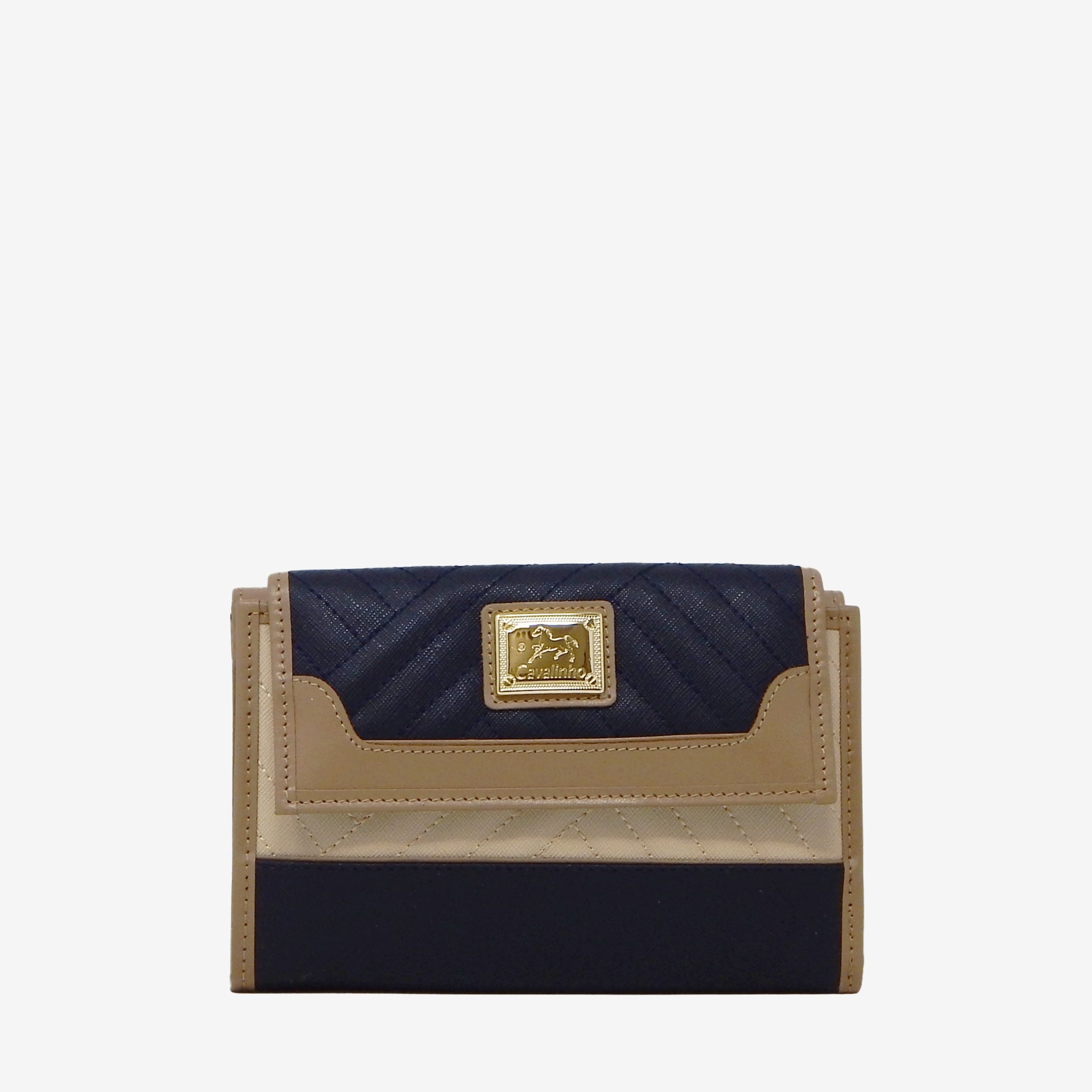 Cavalinho Charming Wallet for Women SKU 28470221.22 #color_Navy / Tan / Beige