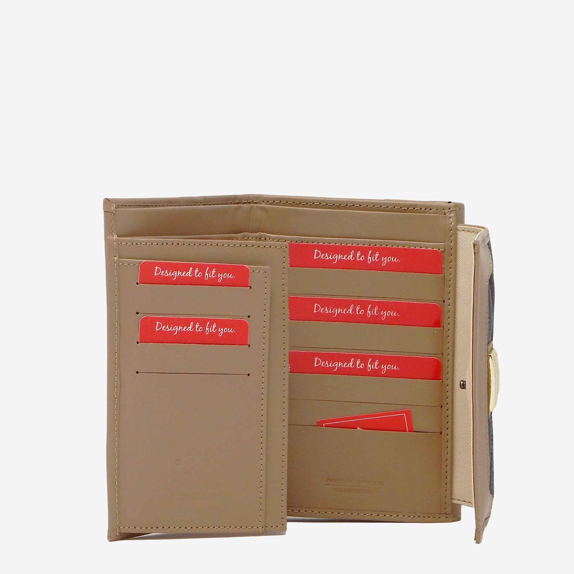 Cavalinho Charming Wallet for Women SKU 28470221.22 #color_Navy / Tan / Beige