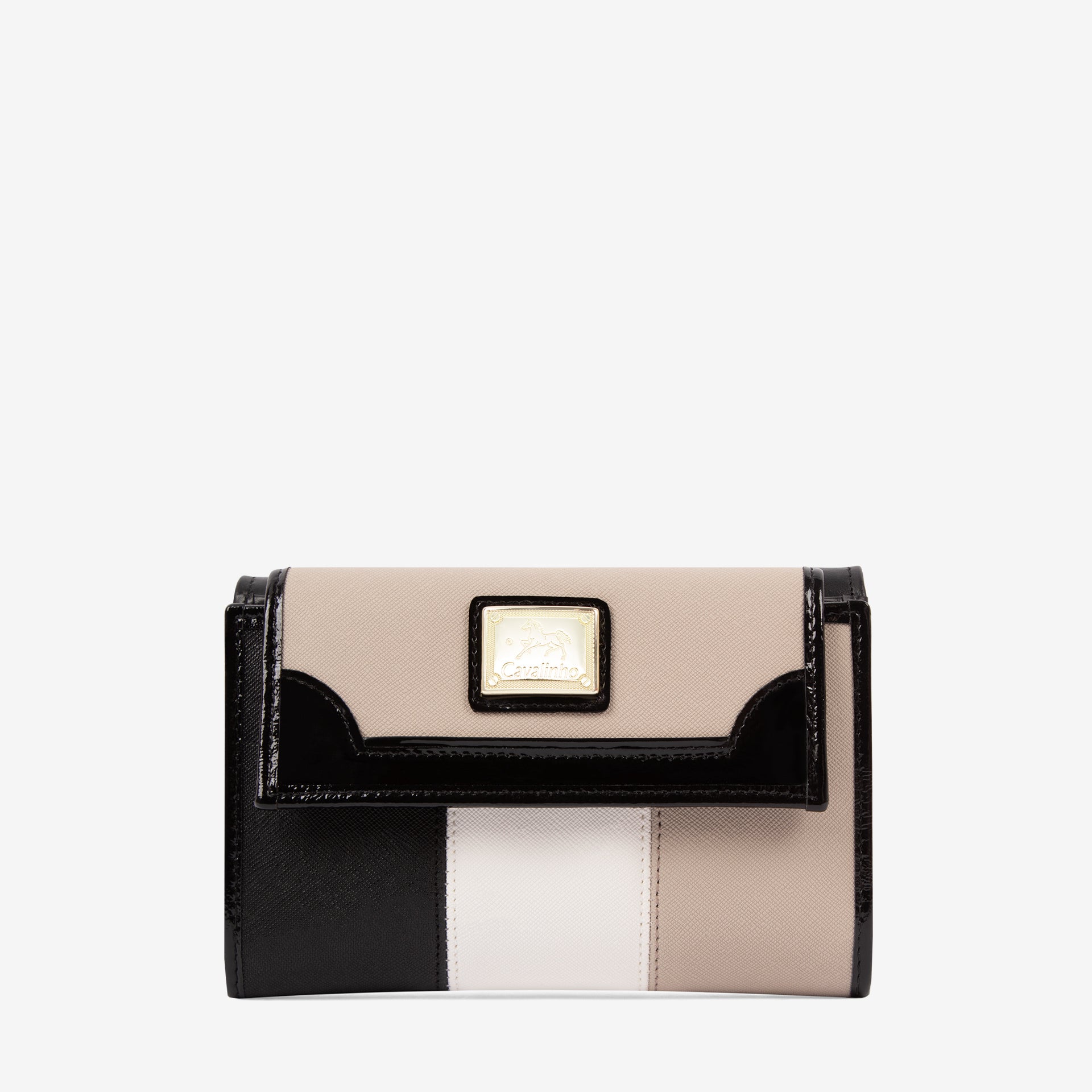 Cavalinho Allegro Trifold Wallet for Women SKU 28480202.21 #color_beige / white / black