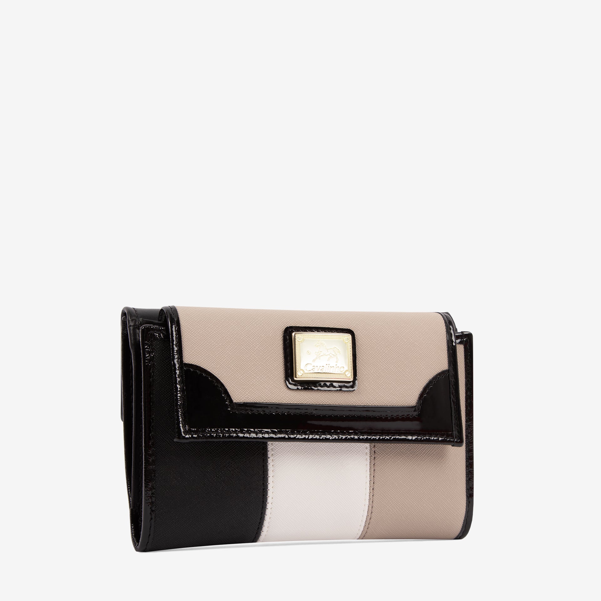 Cavalinho Allegro Trifold Wallet for Women SKU 28480202.21 #color_beige / white / black