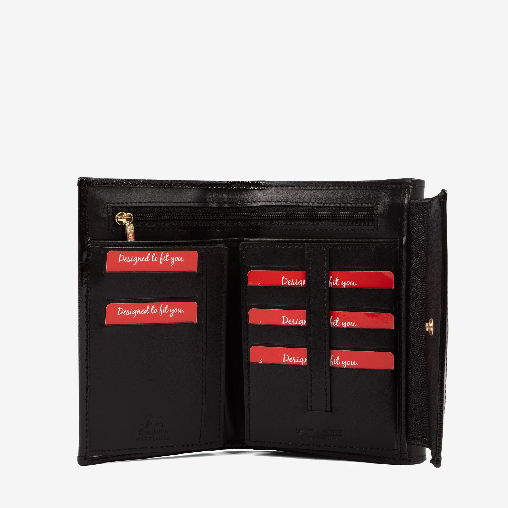 Cavalinho Allegro Trifold Wallet for Women SKU 28480202.21 #color_beige / white / black