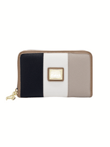 Cavalinho Allegro Small Wristlet Wallet SKU 28480220.22 #color_beige / white / navy