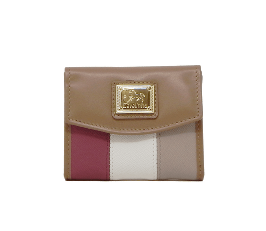 Cavalinho Canada & USA Women's Wallet - Allegro Mini Wallet Beige-White-Pink