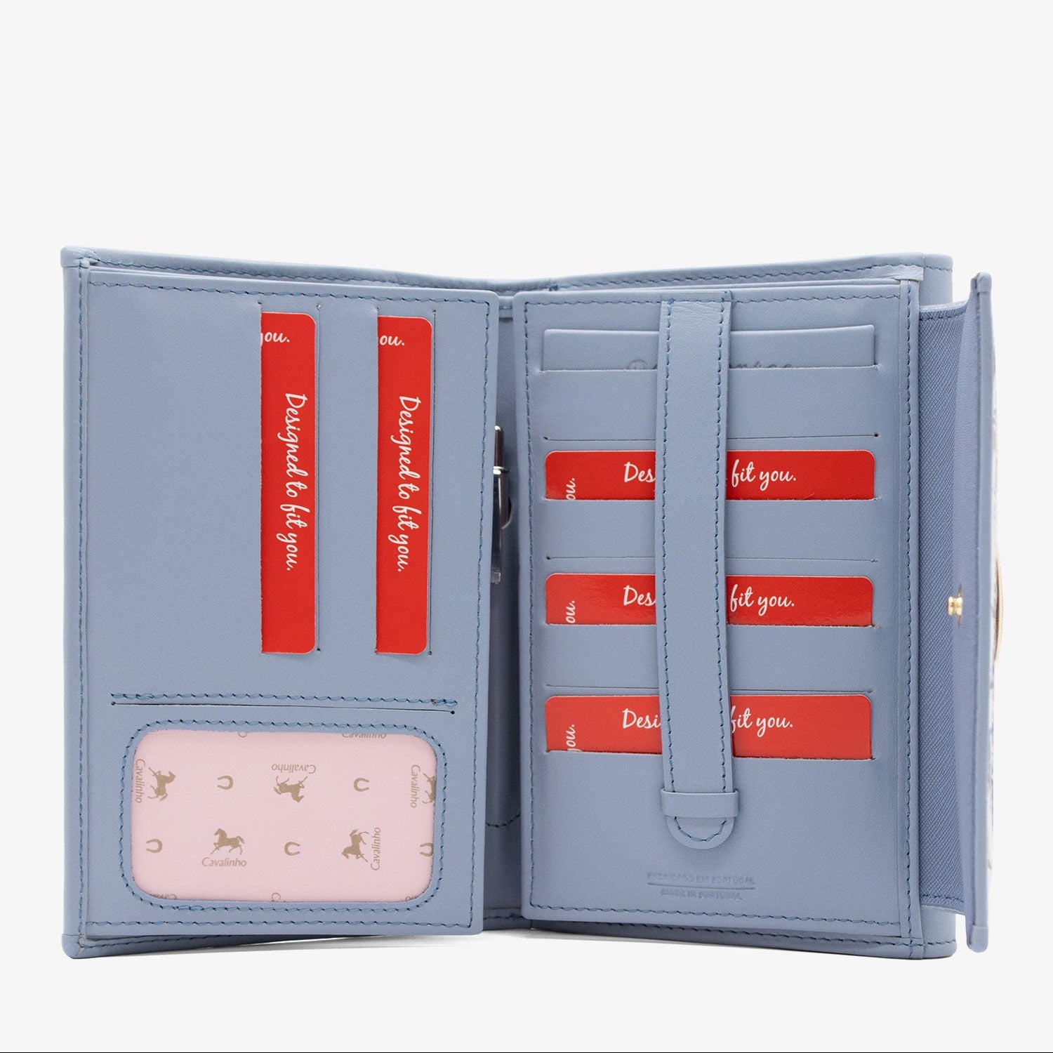 Cavalinho Acqua Bella Wallet for Women White Blue SKU 28600205.10 #color_Blue / White