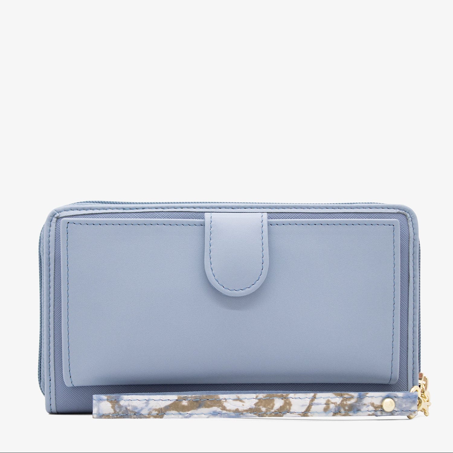 Cavalinho Acqua Bella Wristlet Wallet for Women White Blue SKU 28600213.10 #color_Blue / White