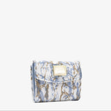 Cavalinho Acqua Bella Mini Patent Leather Wallet for Women Blue and White SKU 28600530.10 #color_Blue / White