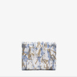 Cavalinho Acqua Bella Mini Patent Leather Wallet for Women Blue and White SKU 28600530.10 #color_Blue / White