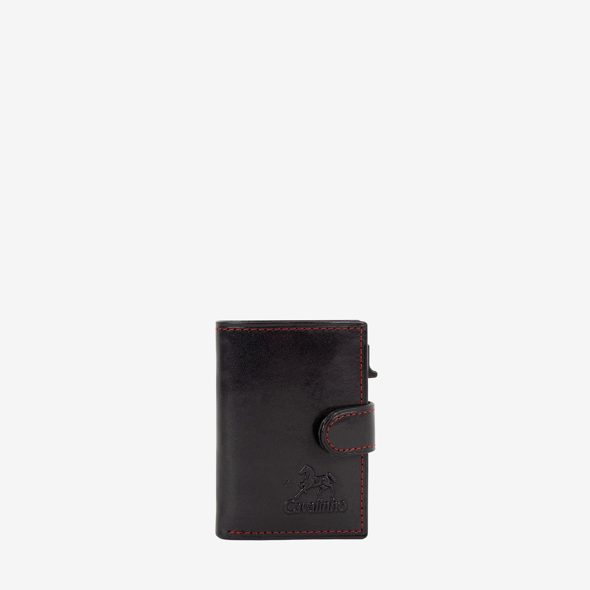 Cavalinho Navy Bifold Pop Up Slim Leather Wallet for Men SUK 28610022.45 #color_navy / red