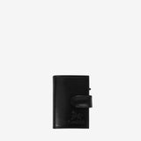 Cavalinho Gentleman Black Trifold Pop Up Slim Leather Card Holder Wallet SKU 28610234.01 #color_black