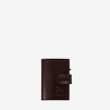 Cavalinho Gentleman Brown Trifold Pop Up Slim Leather Card Holder Wallet SKU 28610234.02 #color_brown