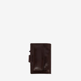 Cavalinho Gentleman Brown Trifold Pop Up Slim Leather Card Holder Wallet SKU 28610234.02 #color_brown