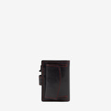 Cavalinho Gentleman Navy Trifold Pop Up Slim Leather Card Holder Wallet SKU 28610234.45 #color_navy / red