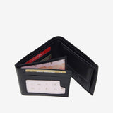 Cavalinho Men's Trifold Leather Wallet SKU 28610505.01 #color_Black, Brown, SaddleBrown