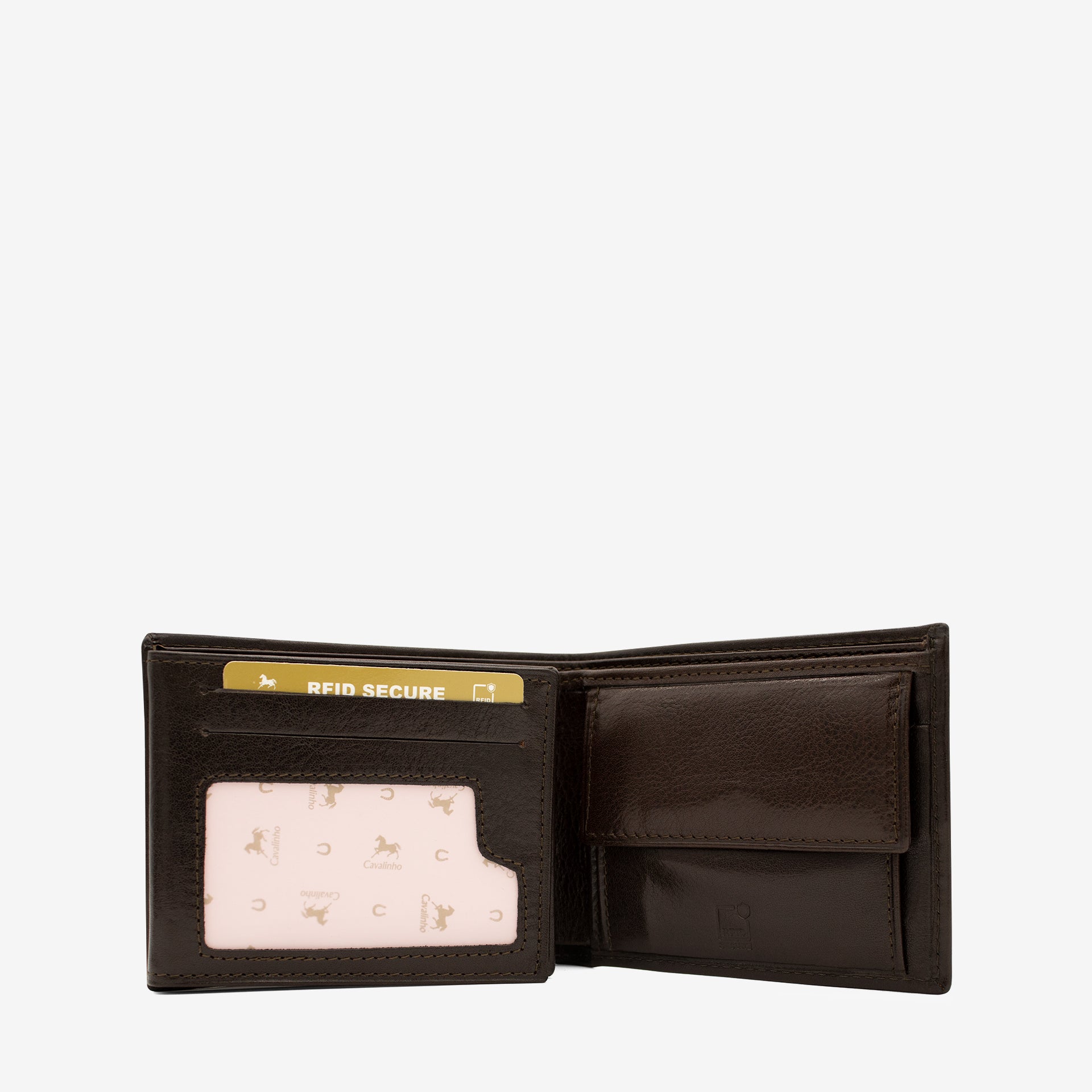 Cavalinho Men's Trifold Brown Leather Wallet SKU 28610505.02 #color_Brown