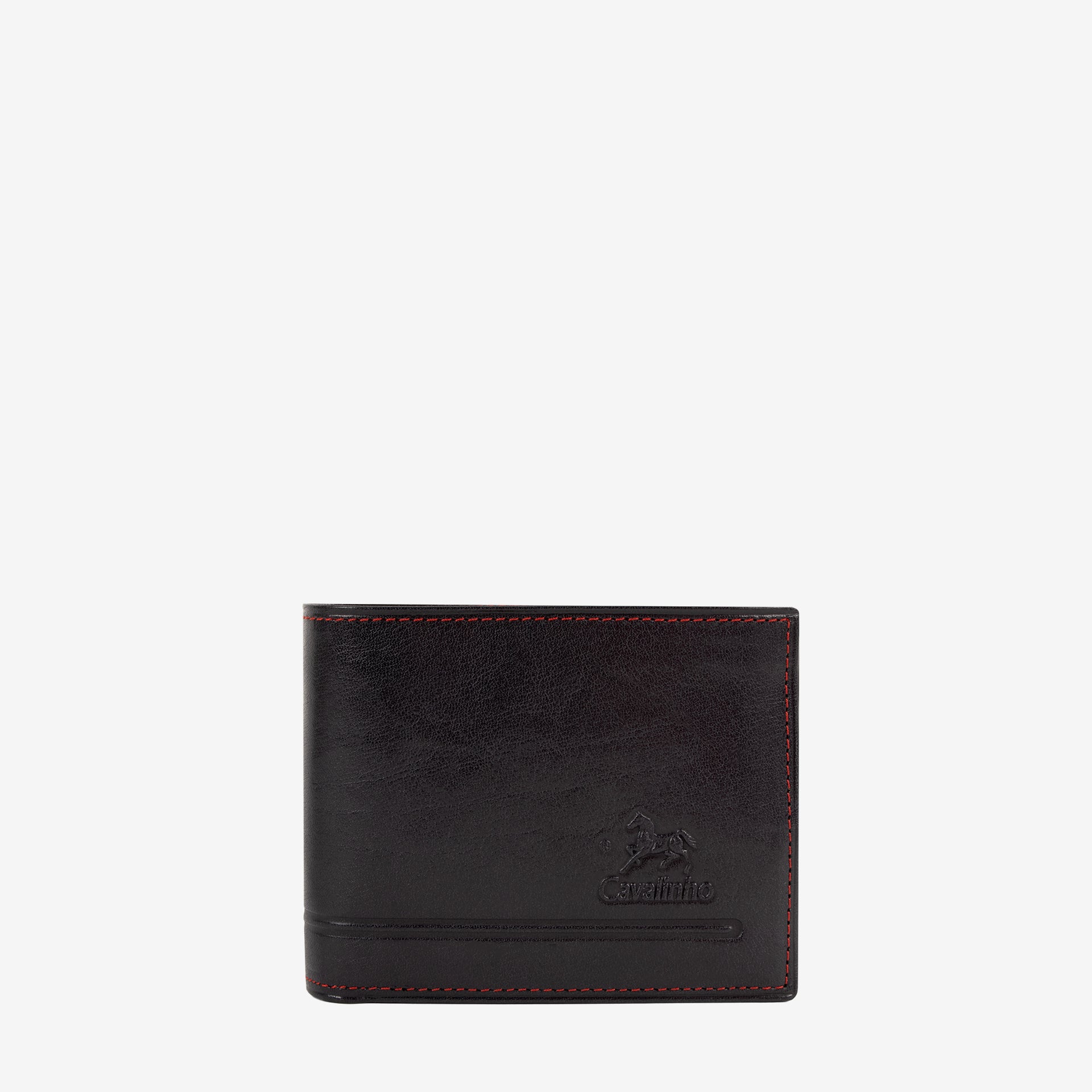 Cavalinho Gentleman Bifold Navy Leather Wallet for Men SKU 28610512.45 #color_navy / red