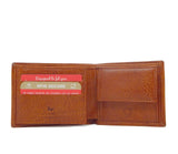 #color_ SaddleBrown | Cavalinho Men's Trifold Leather Wallet - SaddleBrown - 28610517.13.99_4